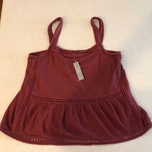 *SOLD* J.Crew Point Sur rust tank top Sz M